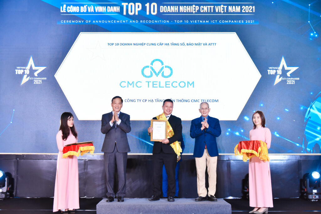 CMC Telecom ranks in TOP 10 for Vietnamese IT companies in 2021